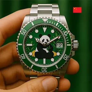 A Rolex with a Panda on for China